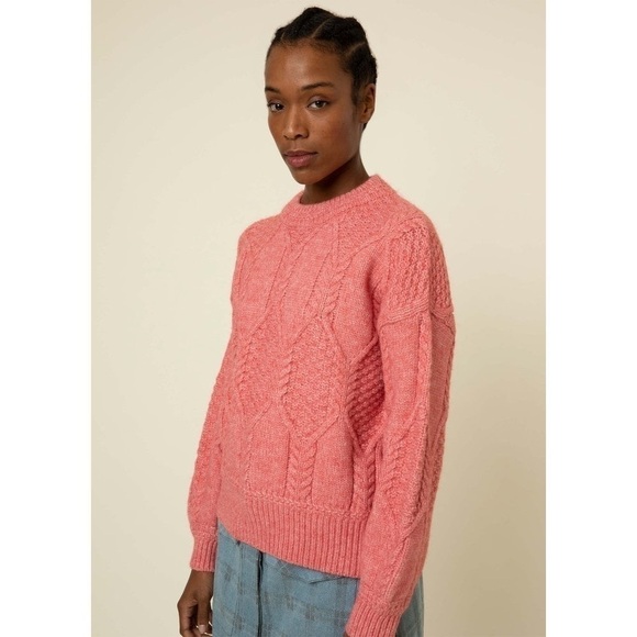 NWT FRNCH Julia Cable Knit Sweater - Picture 5 of 11